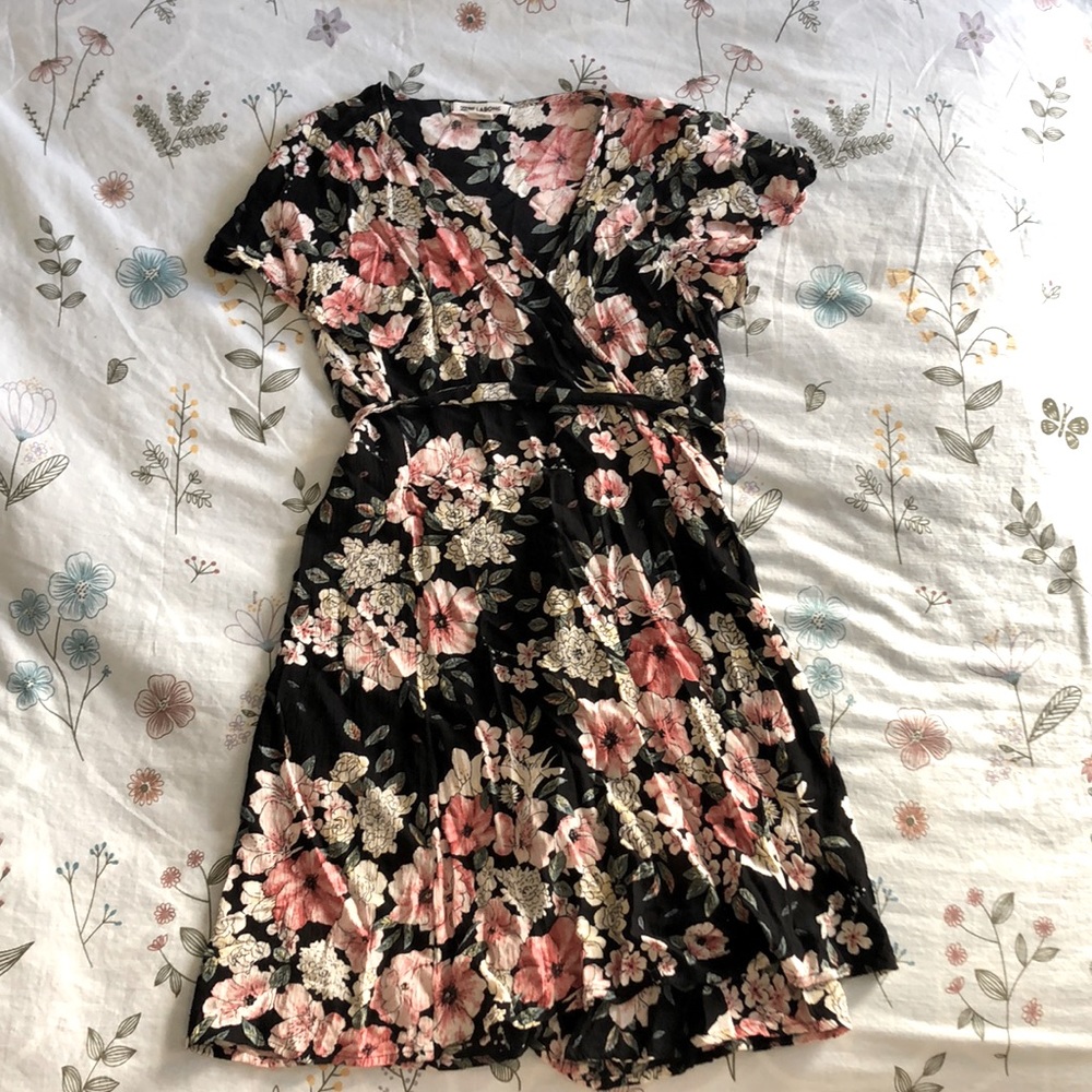 Billabong Floral Wrap Dress